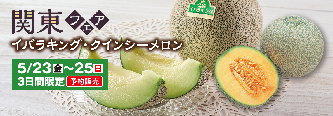 関東フェア　イバラキングメロン