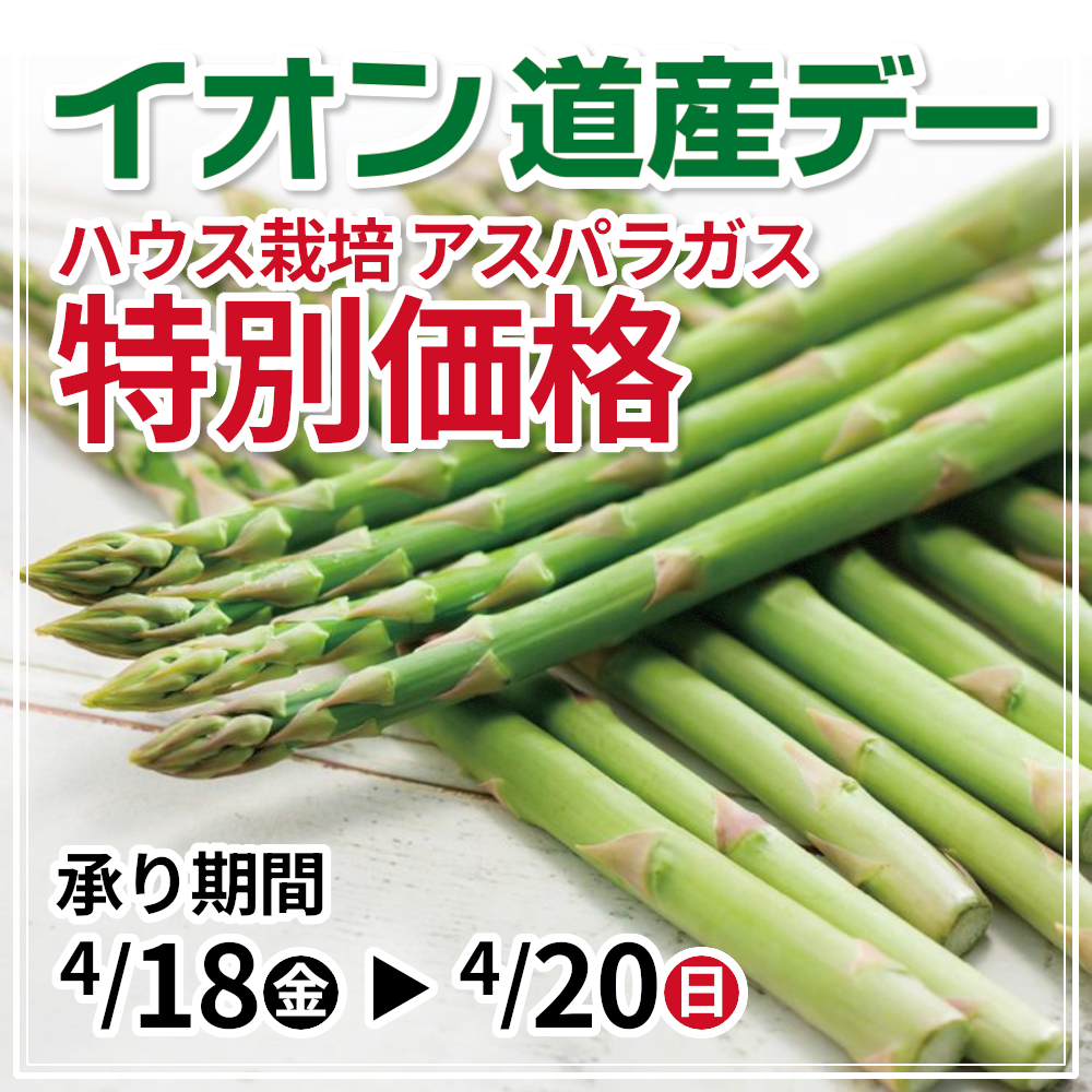 アスパラガス　道産デー