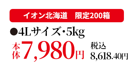 南高梅　秀・4Lサイズ5kg