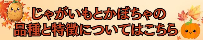 じゃがいもかぼちゃの品種と特徴