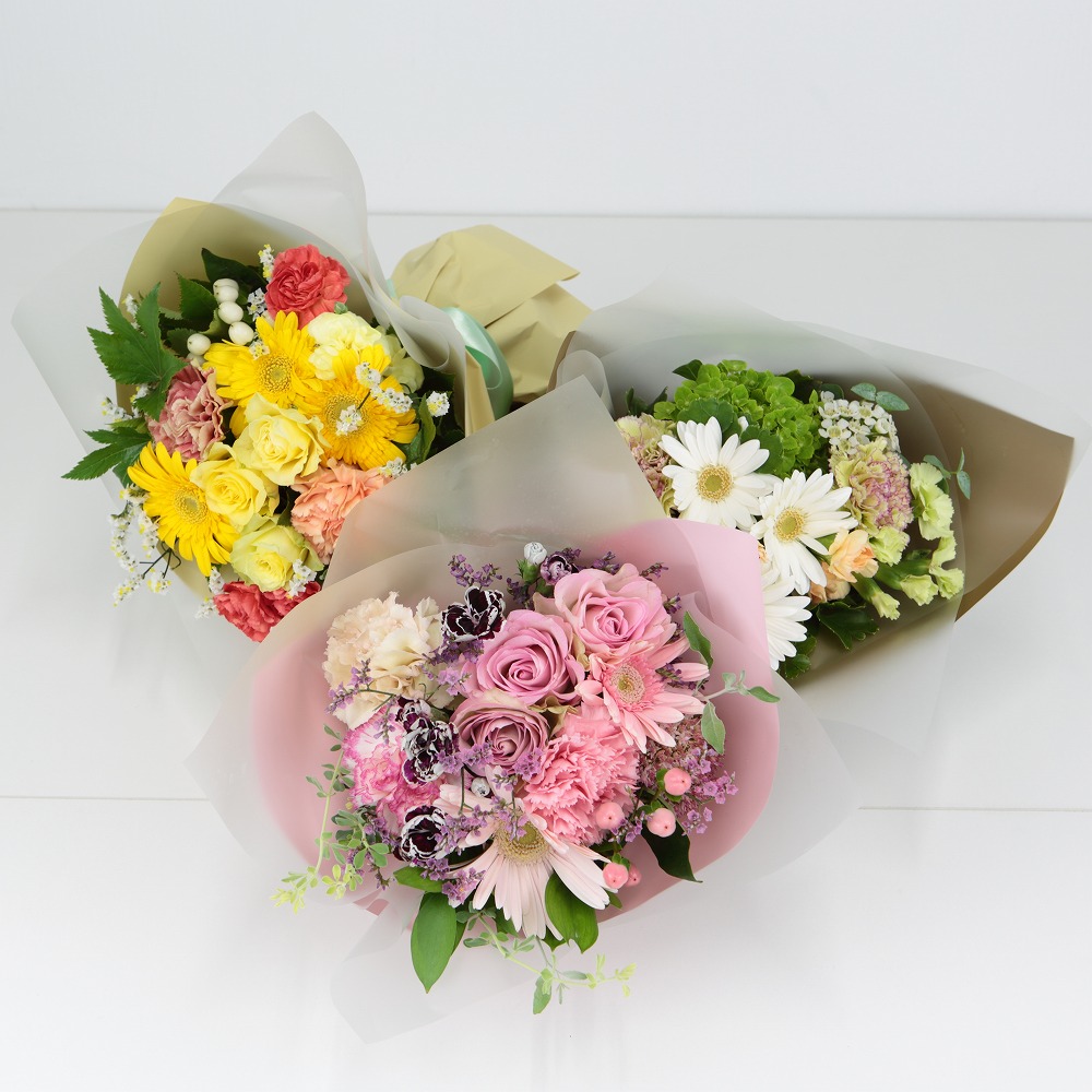 フローリストおまかせ ブーケ】ボヌール ピンク | イオン北海道 eショップ