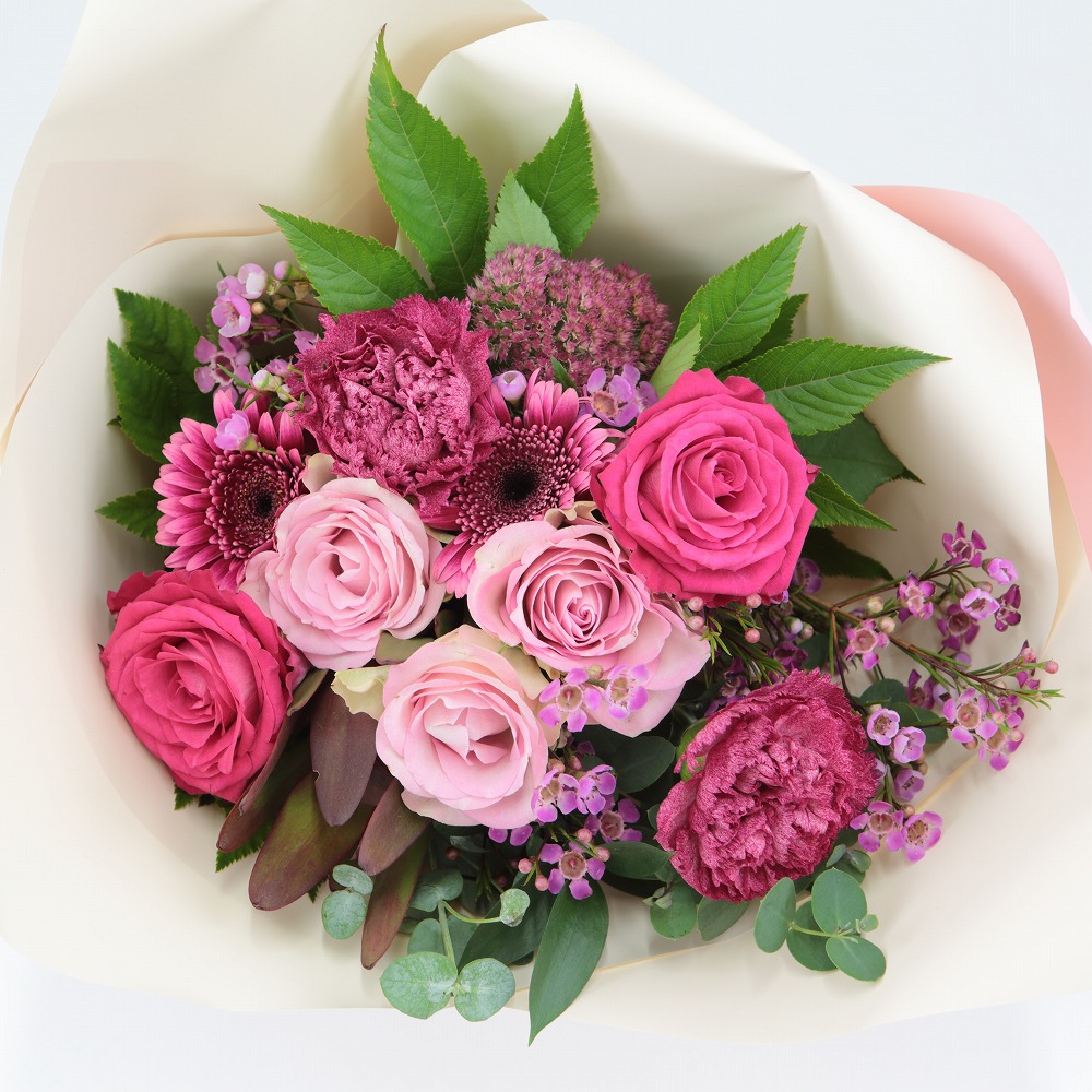 フローリストおまかせ ブーケ】ハピネス ピンク | イオン北海道 eショップ