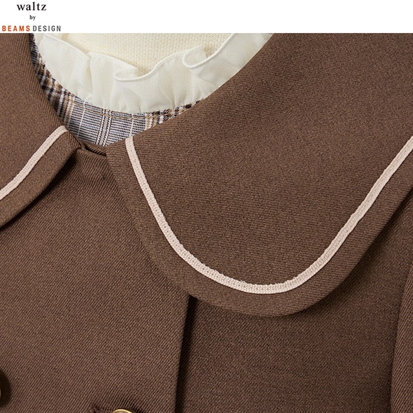 美品✨️ワルツビームス　セーラー フォーマルワンピース アンサンブル　130 茶 ブラウンセーラーアンサンブル | イオン北海道 eショップ