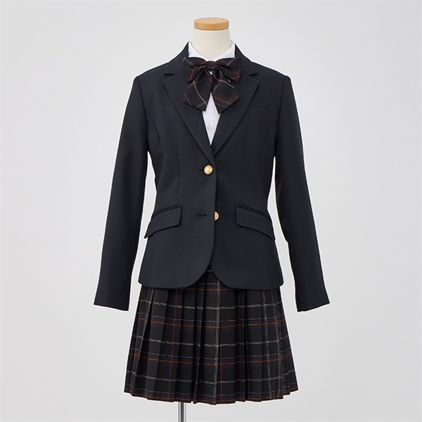 ダークチェックスカートスーツ 女の子 ネイビー | イオン北海道 eショップ