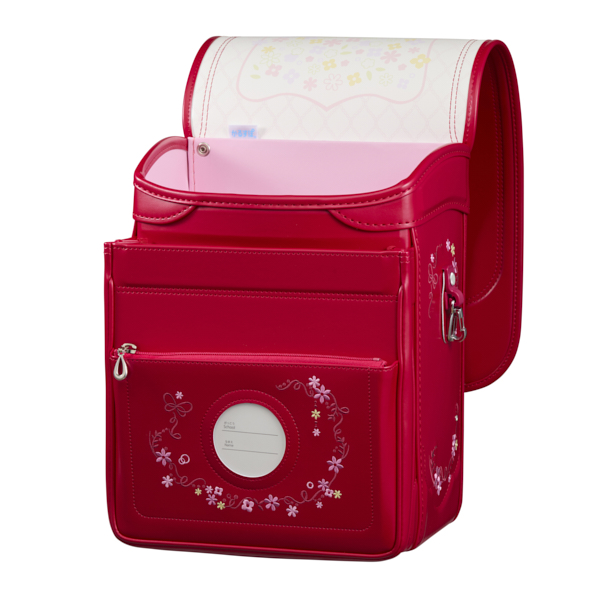 2/21以降お渡し】みらいポケット フローラルバスケット ビビッドピンク