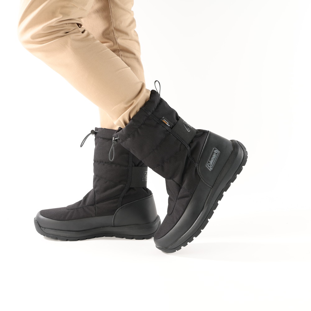 ミドル丈スノーブーツ ブラック | イオン北海道 eショップ