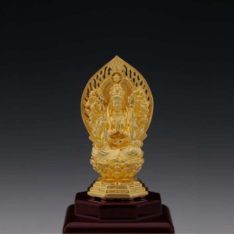 2026年2月7日以降お渡し】純金 御守御本尊 千手観世音菩薩〈子年