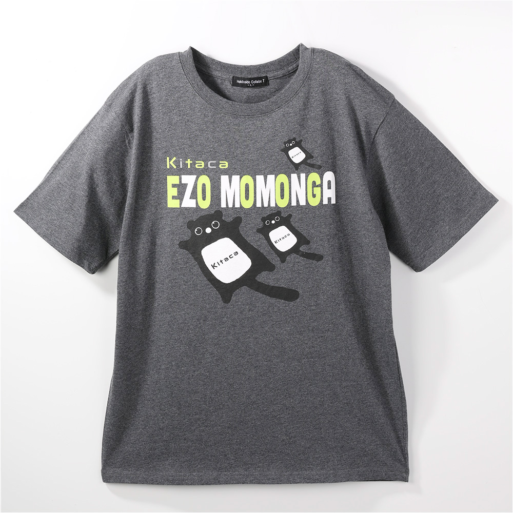 エゾモモンガ プリントTシャツ ウスクロ | イオン北海道 eショップ