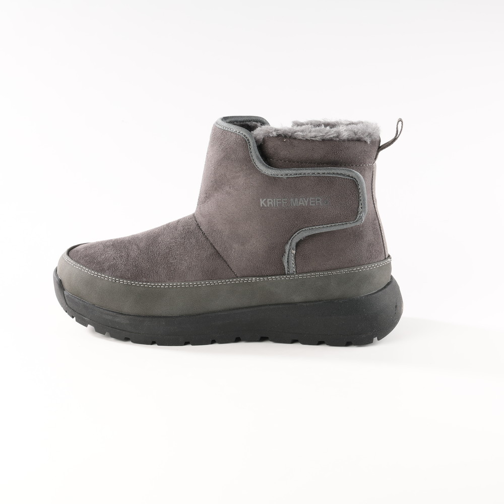 ボアサイドファスナーブーツ グレー | イオン北海道 eショップ