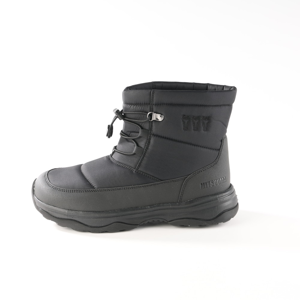 ショート丈スノーブーツ ブラック | イオン北海道 eショップ