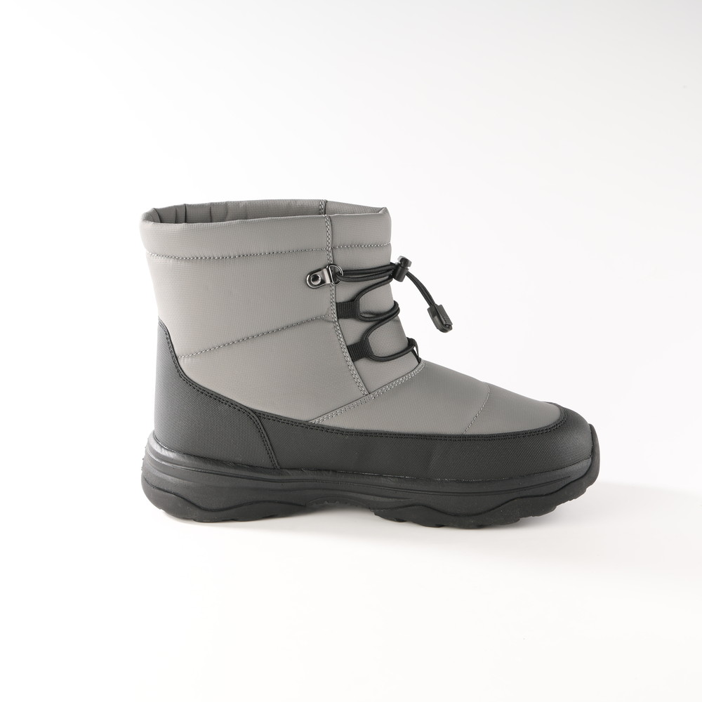 ショート丈スノーブーツ グレー | イオン北海道 eショップ