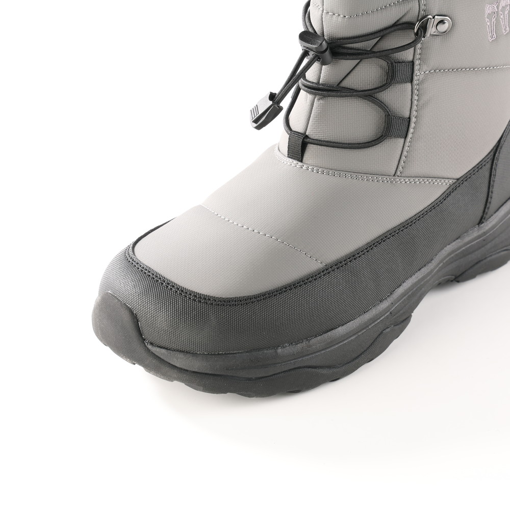 ショート丈スノーブーツ グレー | イオン北海道 eショップ