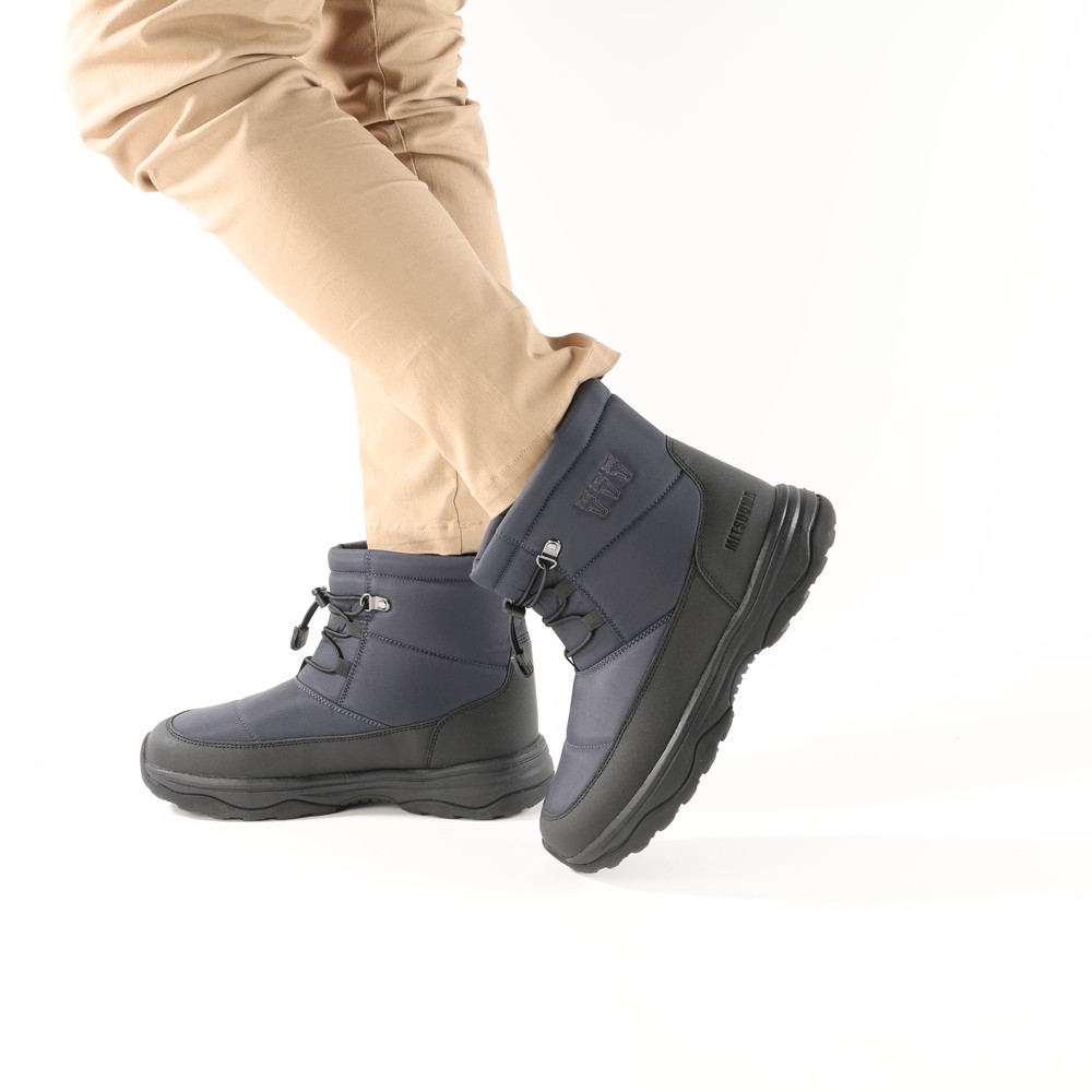 ショート丈スノーブーツ ネイビー | イオン北海道 eショップ