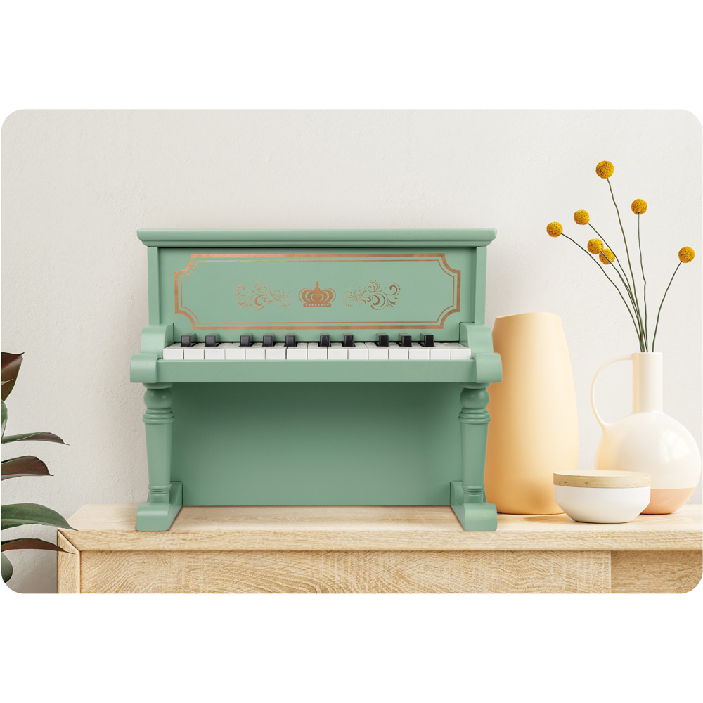 木製脚付き 淡い緑色 木製エレガントピアノ | イオン北海道 eショップ