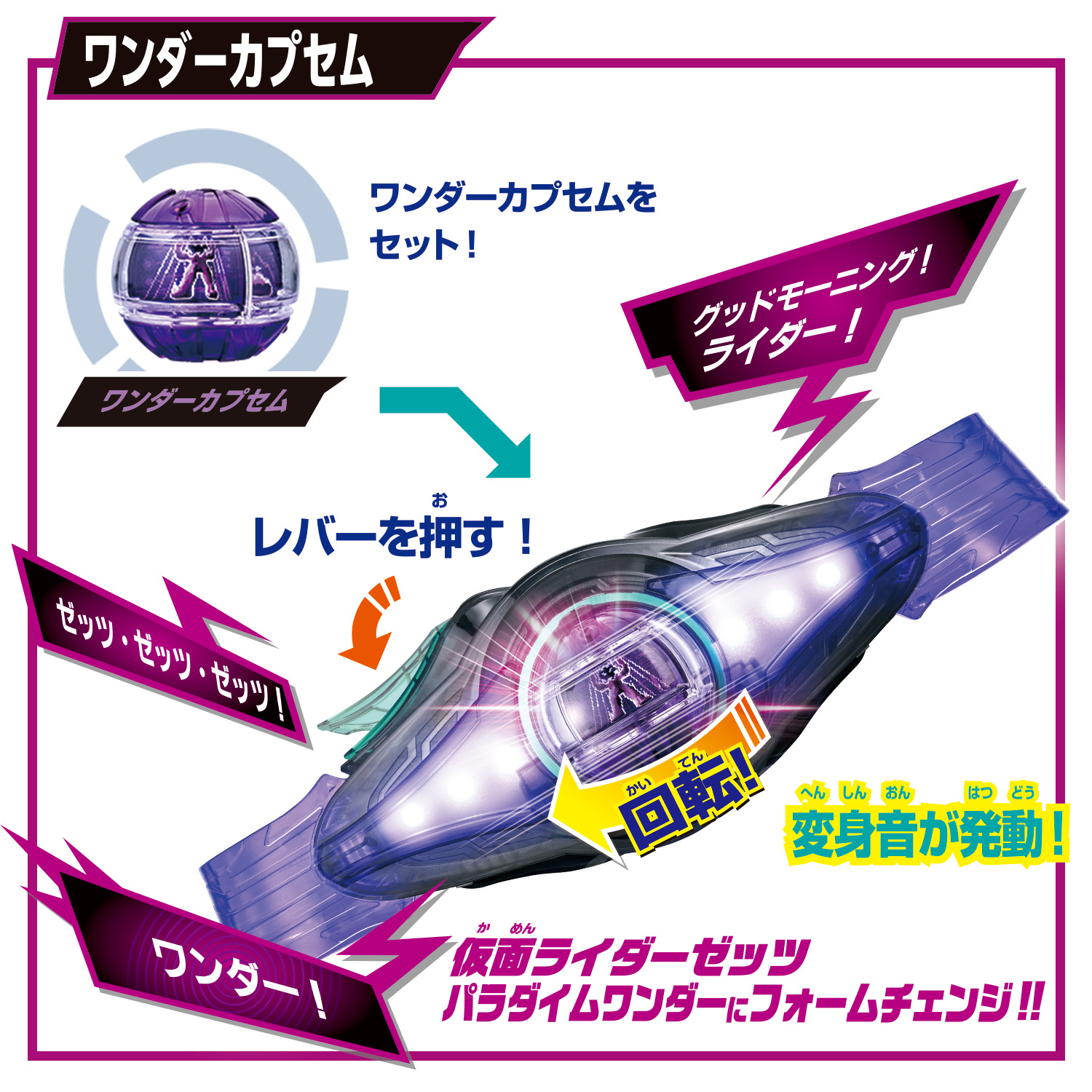 変身ベルトセット 変身アイテム付き 仮面ライダーゼッツ 変身ベルト DXゼッツドライバー 4フォーム