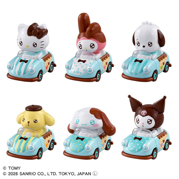 激レア☆ハローキティの新撰組☆クマさんとうさぎさん☆2004年 2026年05月30日以降お渡し】TOMICA TUNES SANRIO CHARACTERS Vol.2