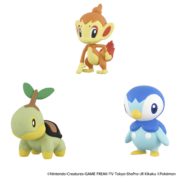 ポケモン30周年記念 モンコレ旅立ちの3匹セット シンオウ地方 | イオン