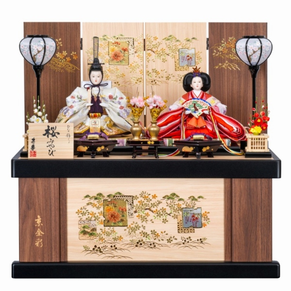 1/25(日)以降お渡し】親王収納飾り｢桜みやび｣ | イオン北海道 eショップ