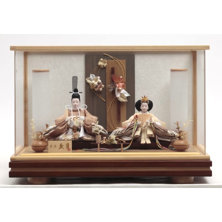 【ゆず】御殿飾りお人形飾り 道具付き 親王ケース飾り「柚乃」 | イオン北海道 eショップ