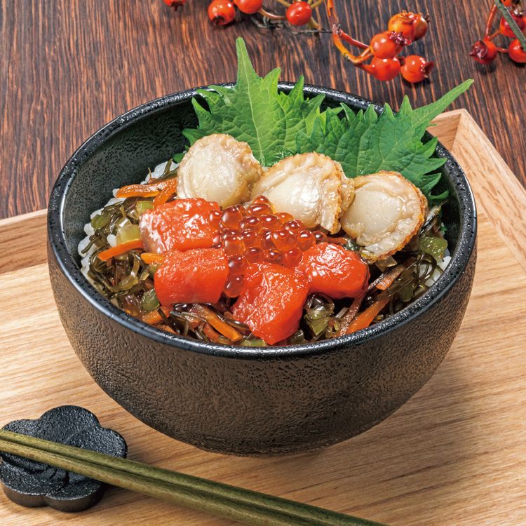 いくら入りぶっかけ海鮮丼セット | イオン北海道 eショップ