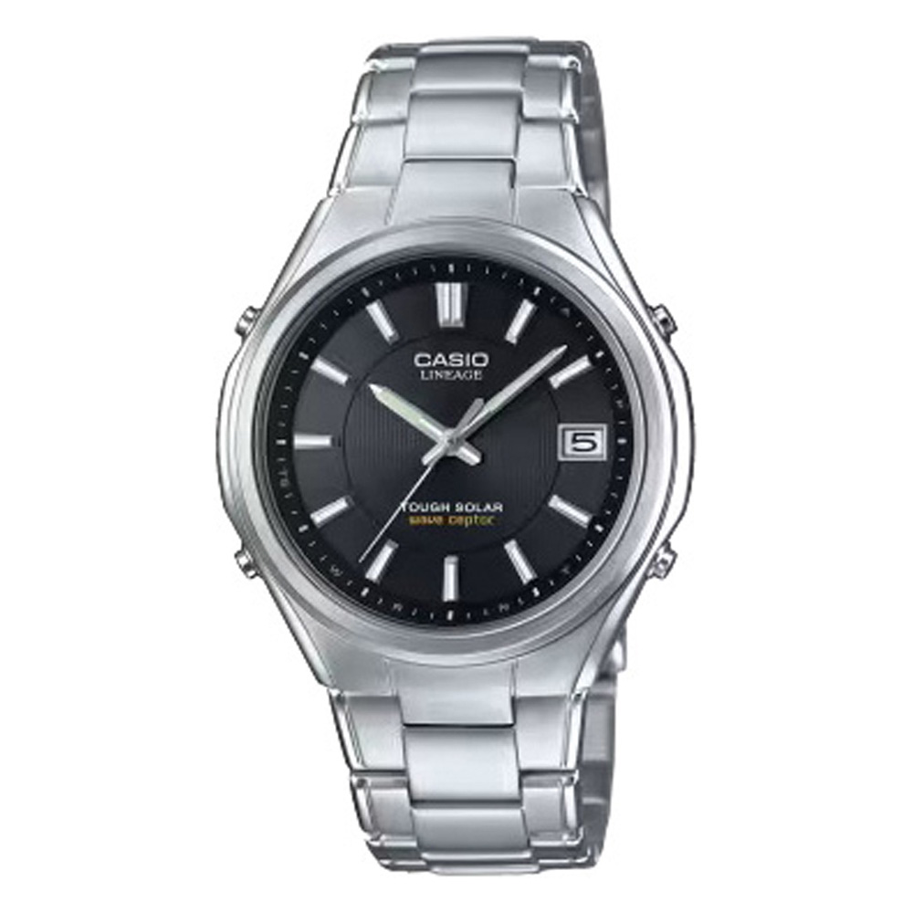 定価37000 CASIO リニエージ/1年使用 カシオ リニエージ CASIO LINEAGE 電波 ソーラー 電波時計 腕時計