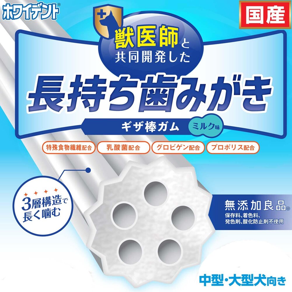 ホワイデント 長持ち歯みがき ギザ棒ガムL | イオン北海道 eショップ