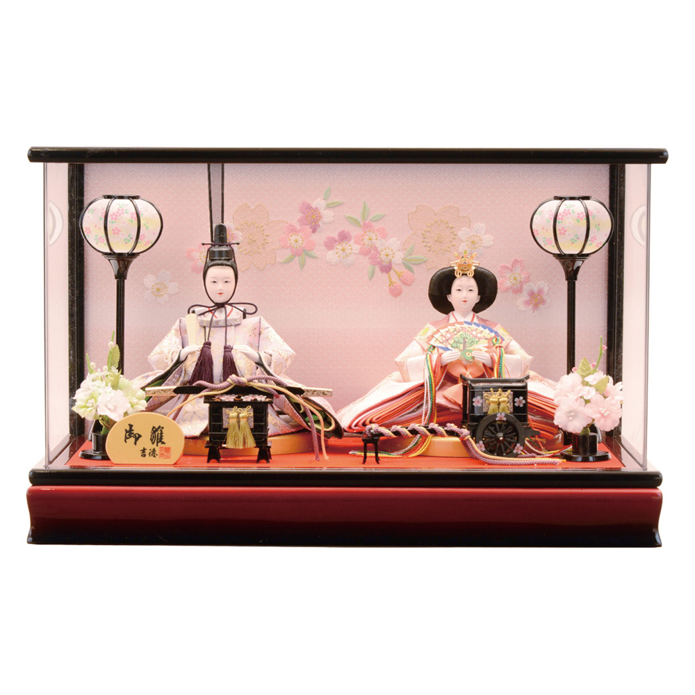 大幅値引き　親王飾り 童春作 ケース入 美品 2/14(土)以降お渡し】親王ケース飾り「桜花」 | イオン北海道 eショップ