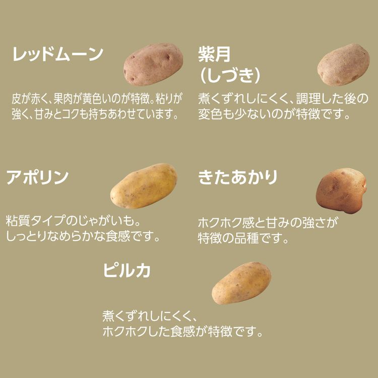 じゃがいも10種の詰合せ | イオン北海道 eショップ