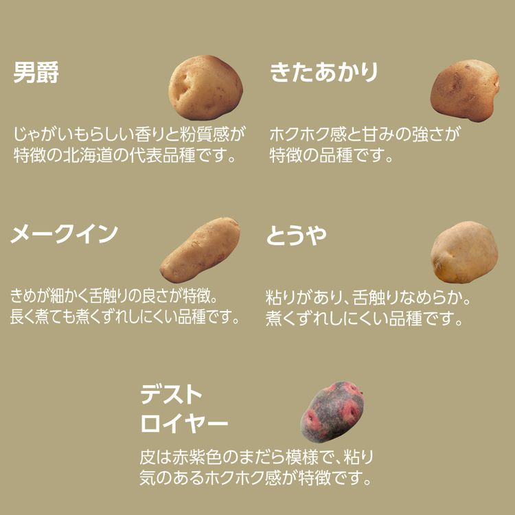 じゃがいも20種の詰合せ | イオン北海道 eショップ