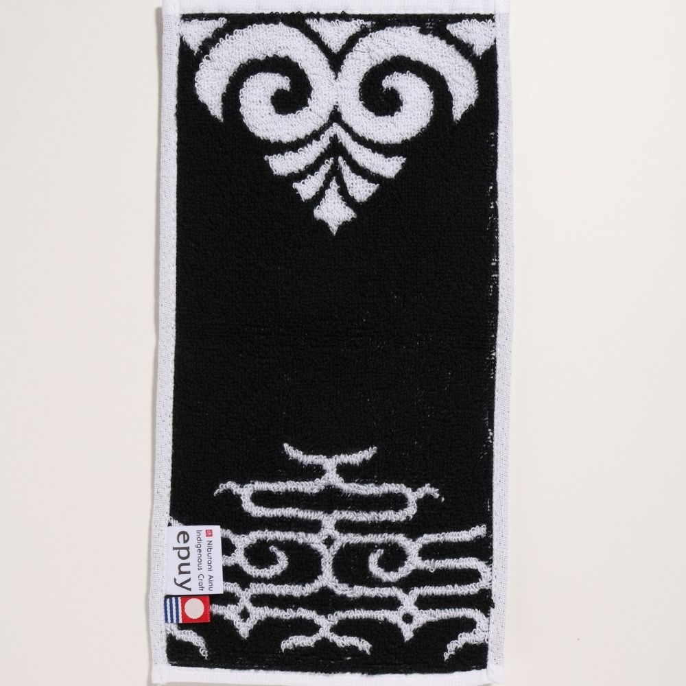 アイヌ文様今治タオルハンカチ 【関根真紀デザイン】 | イオン北海道