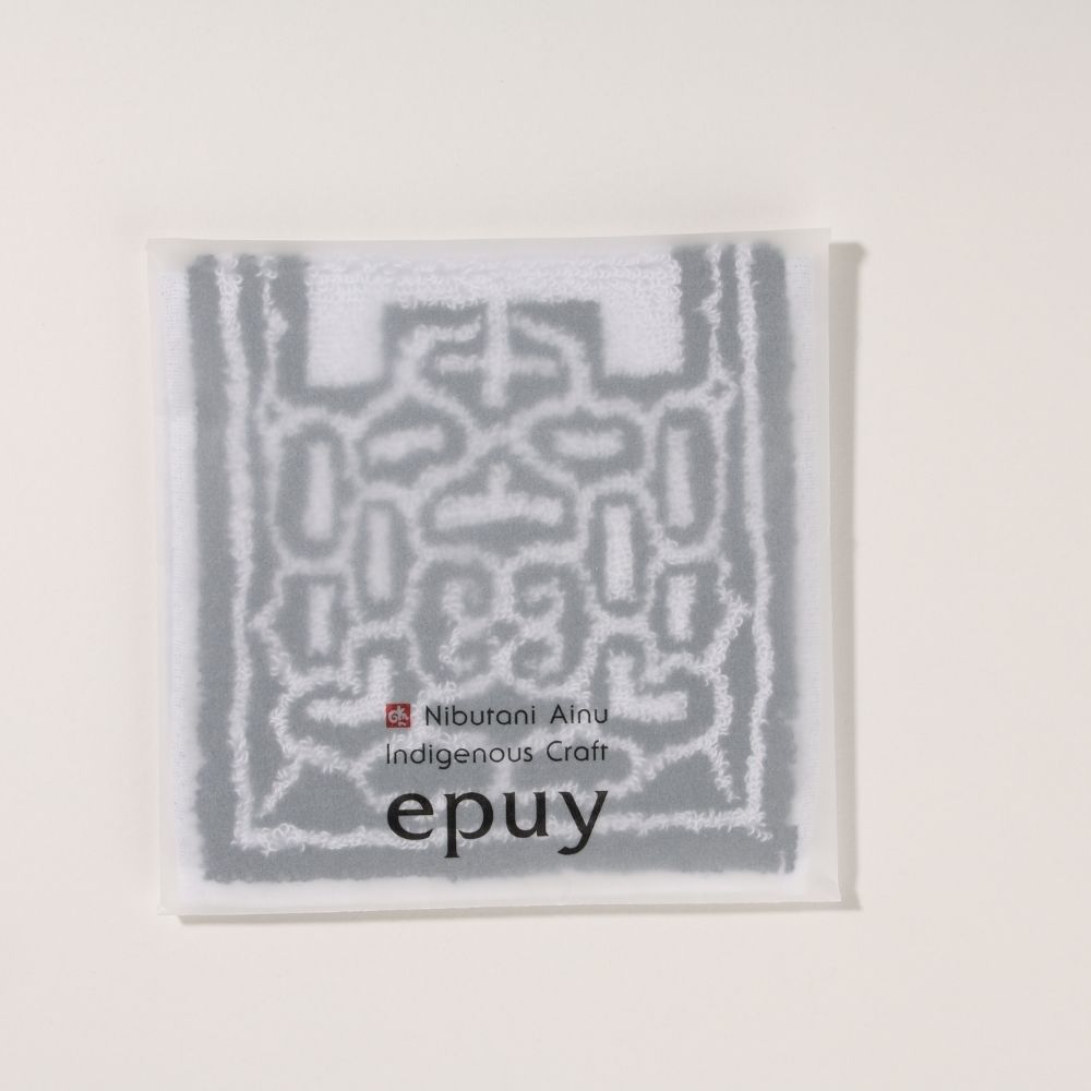 アイヌ文様今治タオルハンカチ 【関根真紀デザイン】 | イオン北海道