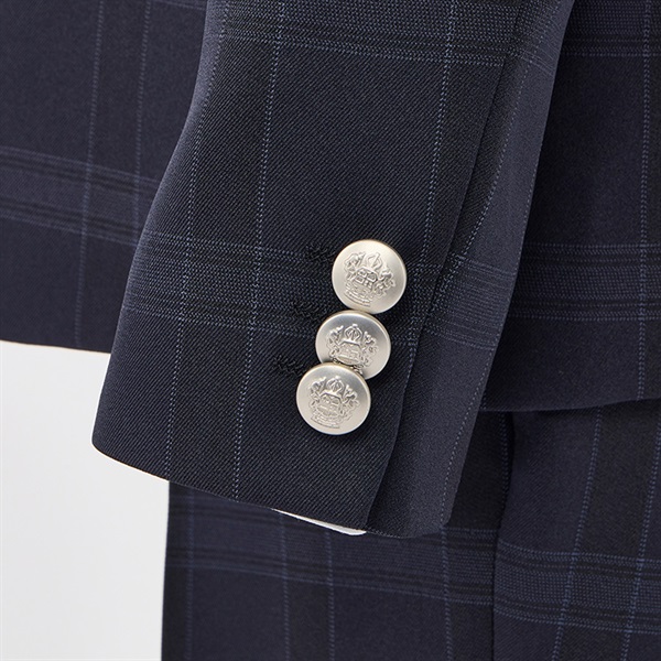 ネイビーチェックベスト付きスーツ | イオン北海道 eショップ