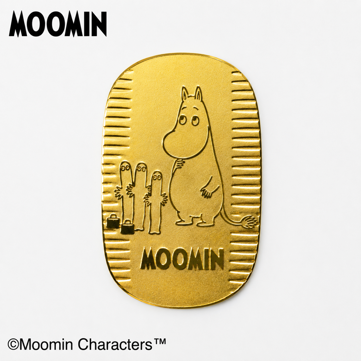MOOMIN 純金「ムーミンとニョロニョロ」小判8g | イオン北海道 eショップ