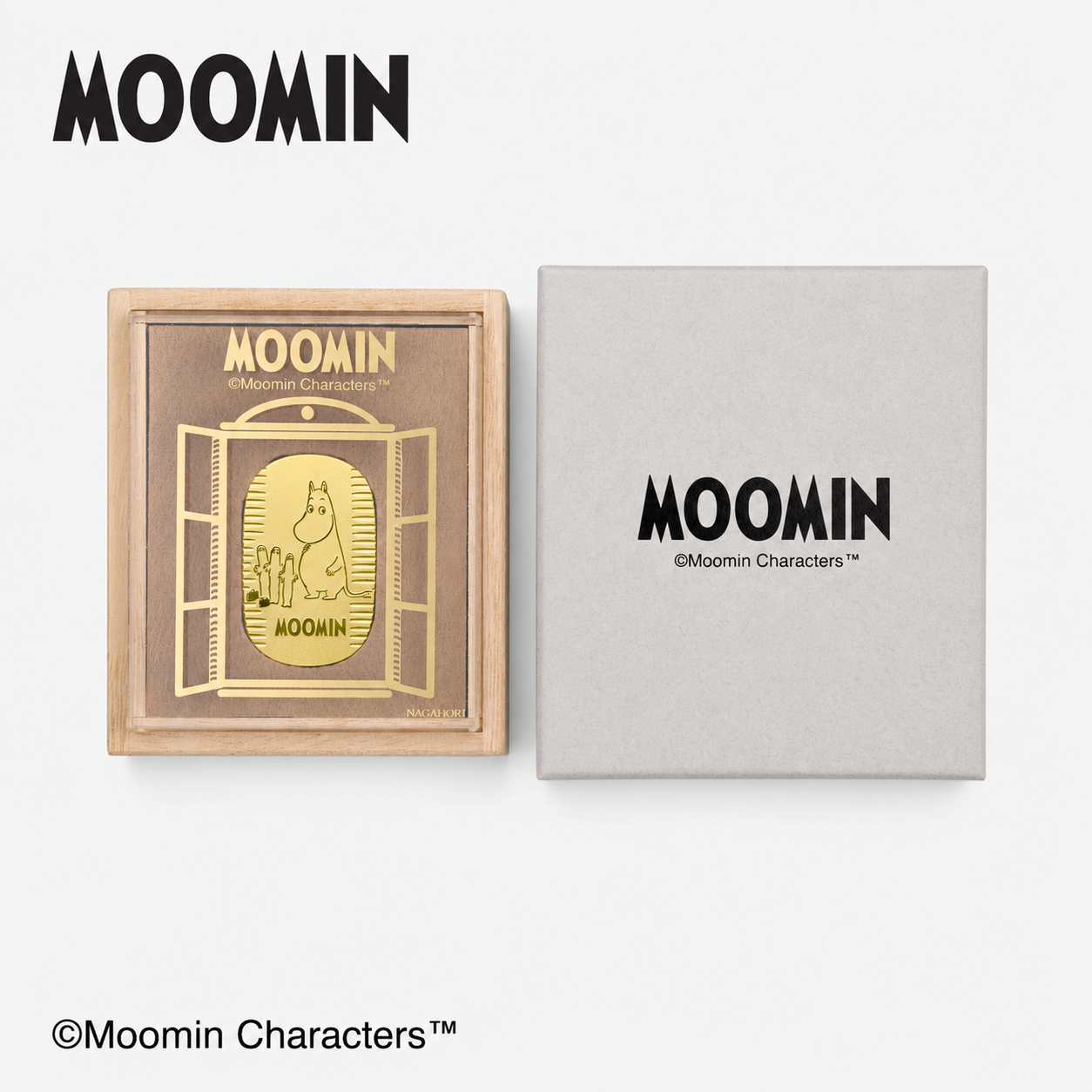 MOOMIN 純金「ムーミンとニョロニョロ」小判8g | イオン北海道 eショップ