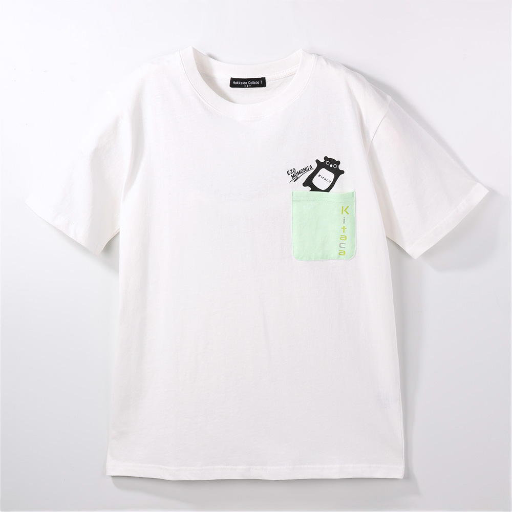 エゾモモンガ ポケつきTシャツ シロ | イオン北海道 eショップ