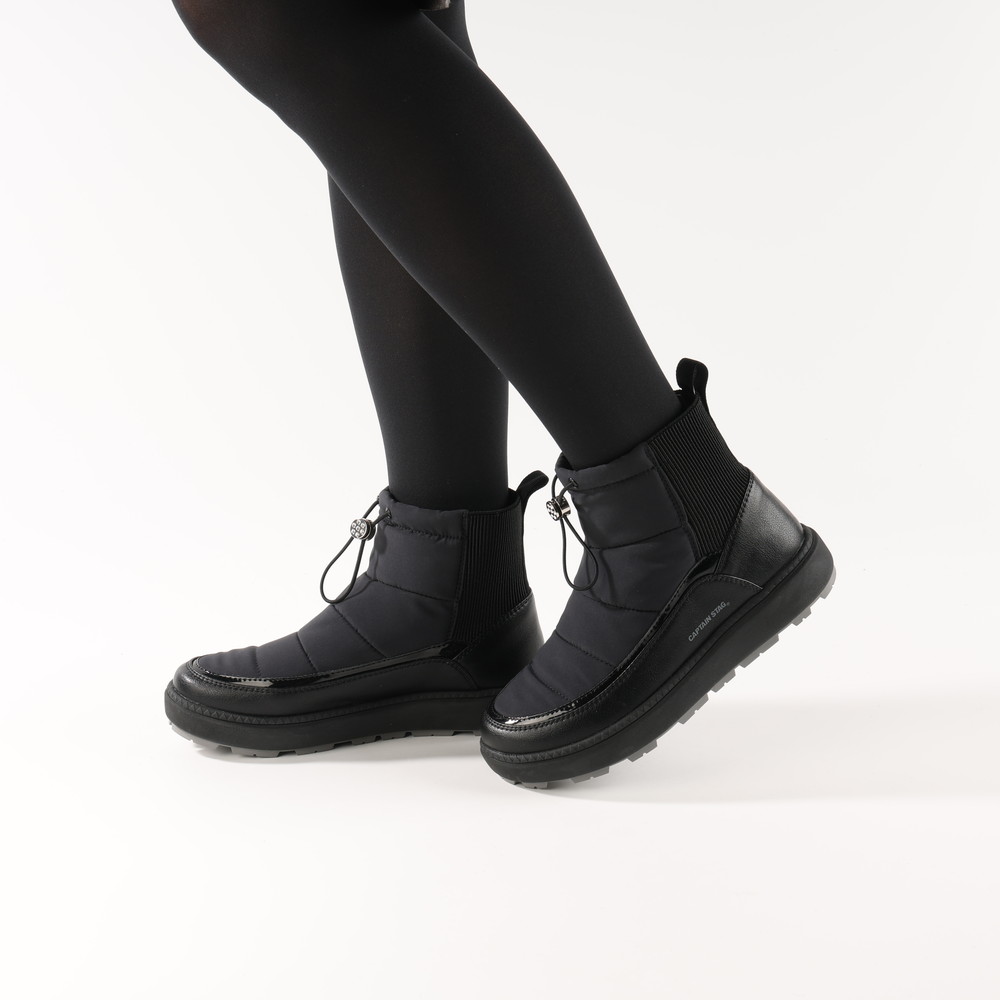 エレガンススノーブーツ ブラック | イオン北海道 eショップ