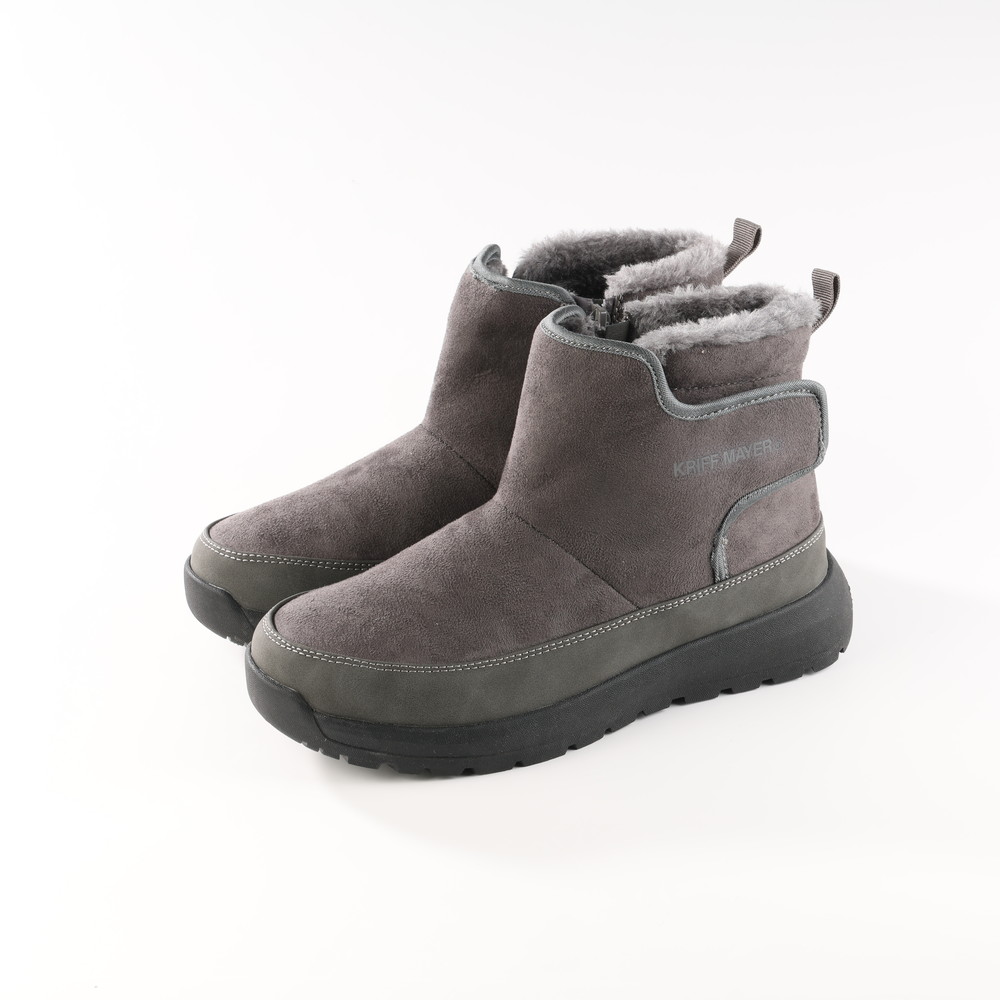 ボアサイドファスナーブーツ グレー | イオン北海道 eショップ