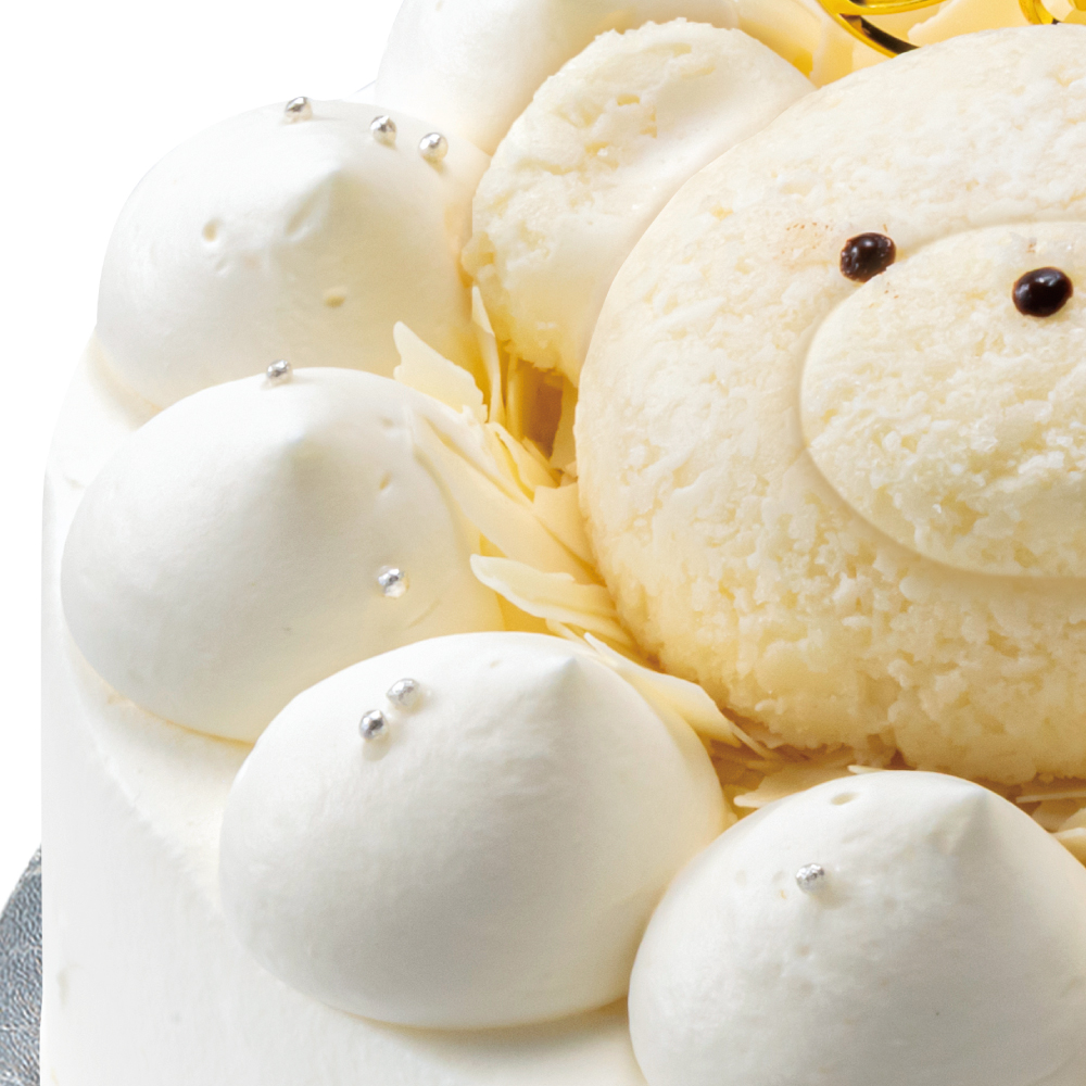 ぺ*ろ様 しろくまケーキ　スクイーズ シロクマレアチーズケーキ | イオン北海道 eショップ