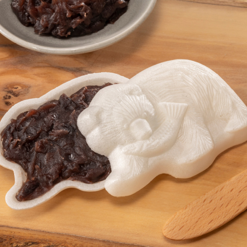 木彫り熊もなか 4個入 | イオン北海道 eショップ