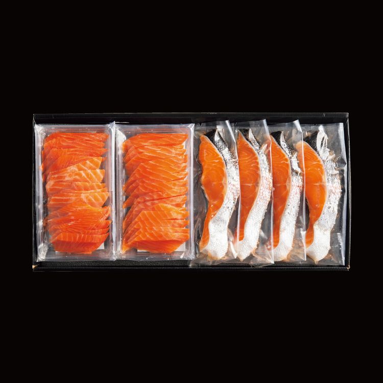 二海サーモン食べくらべセット | イオン北海道 eショップ