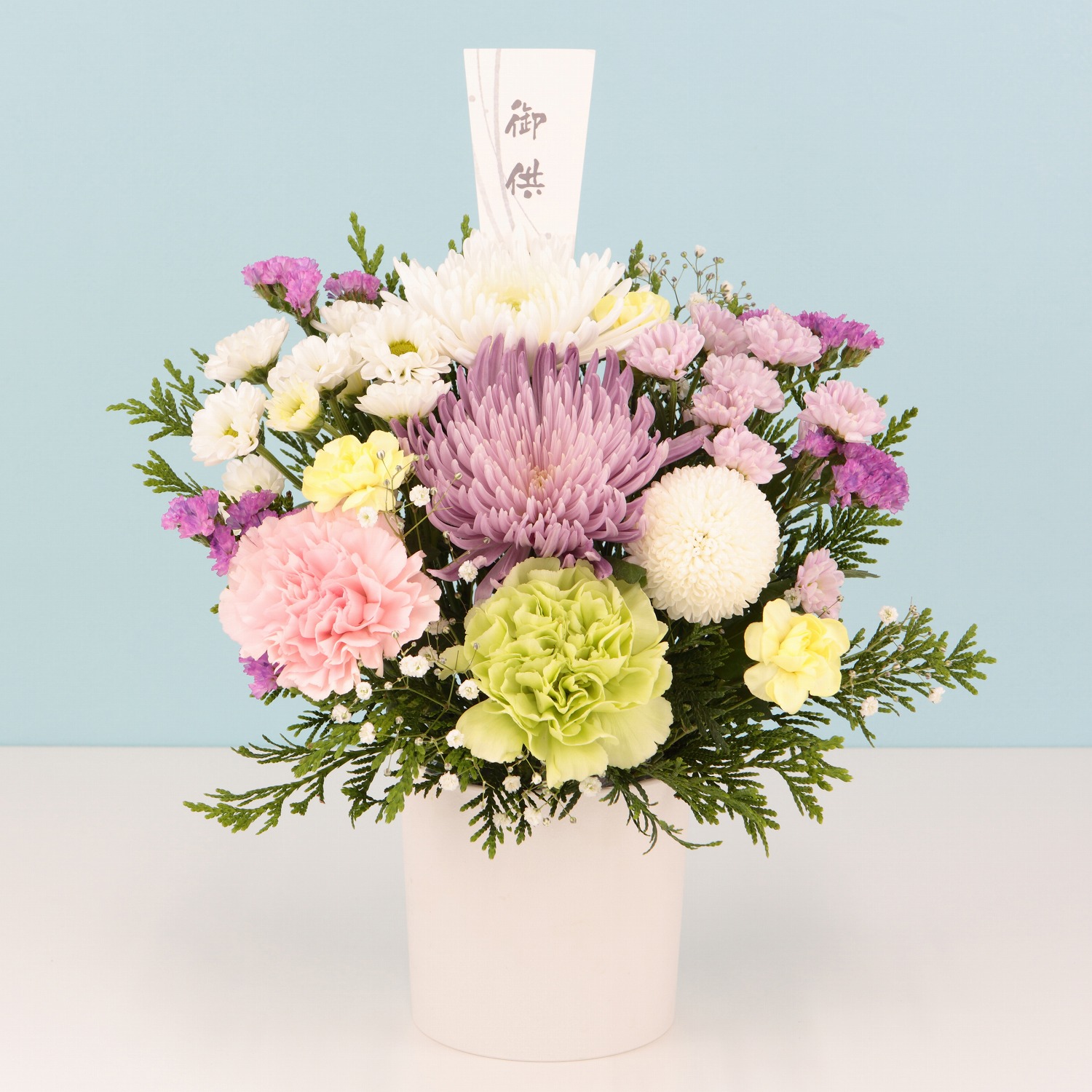 【７月９日（水）～８月２０日（水）お届け】【お供え花】【アレンジメントフラワー】 清光（せいこう）