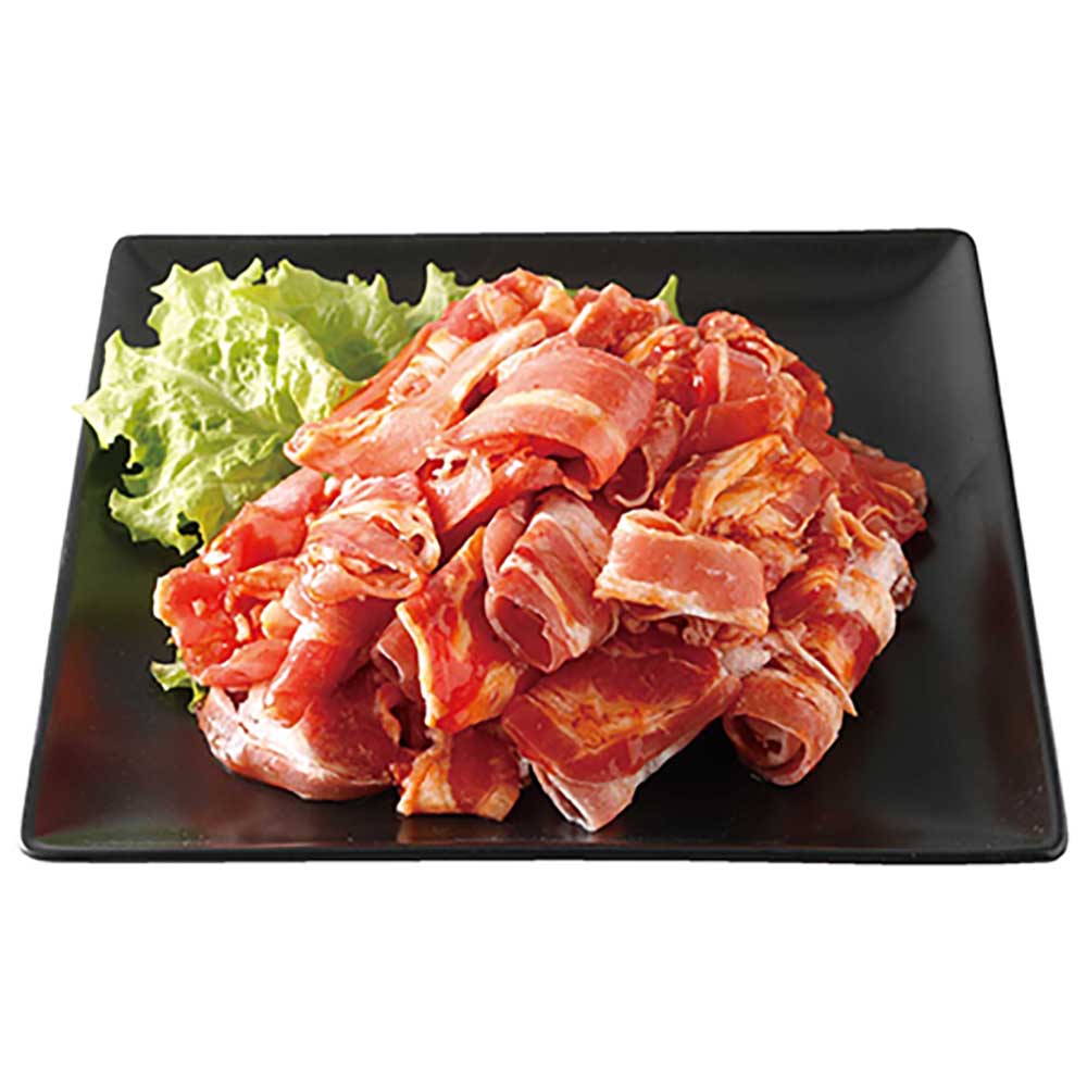 原料原産地：オーストラリア・アメリカ 牛ばら味付カルビ焼肉用（解凍）