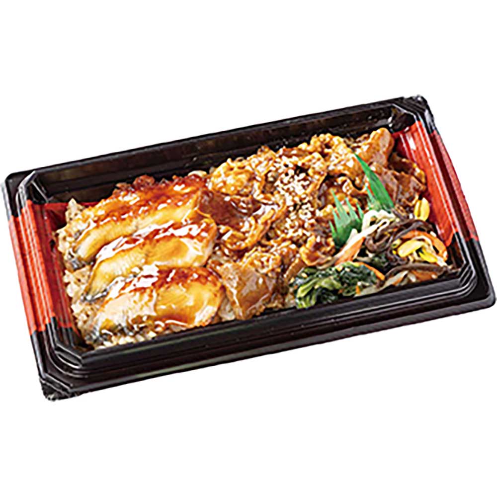 うなぎ＆牛カルビ重