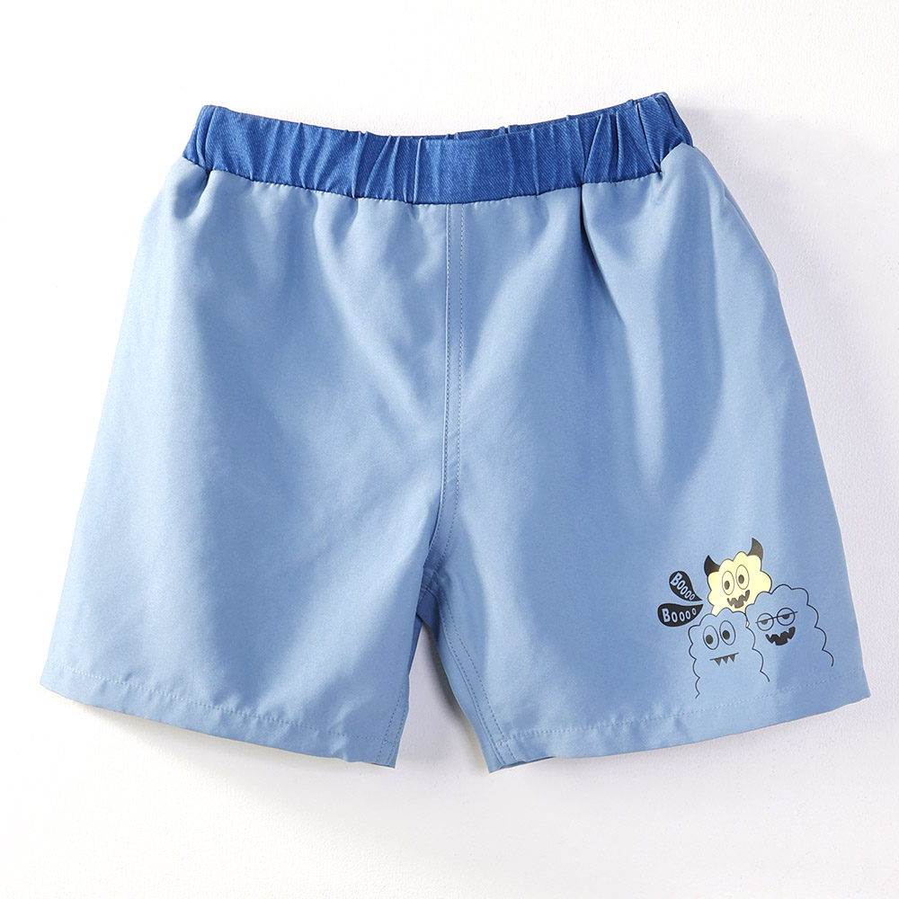 ワンポイントサーフパンツ サックス　120cm