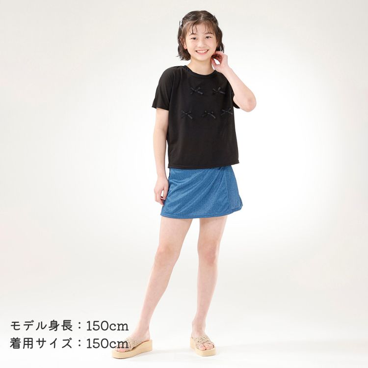 甘クールセパレーツ3点セット水着 ブラック