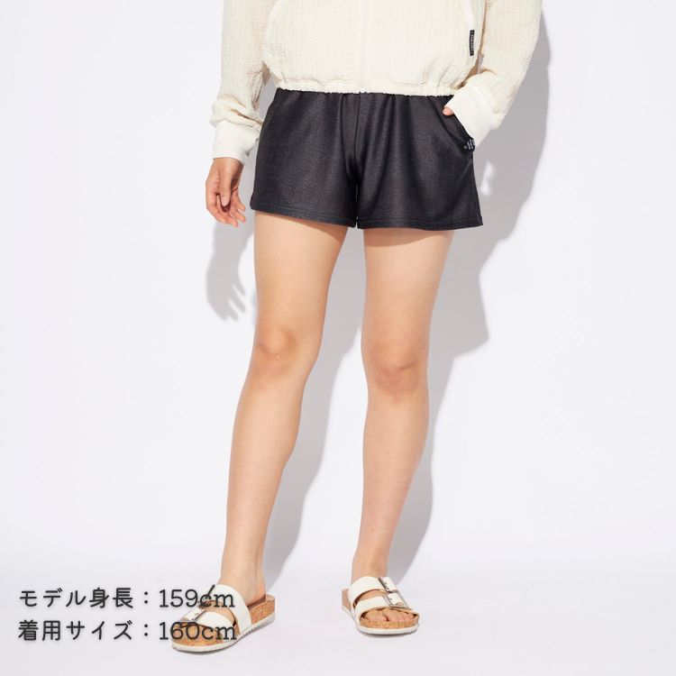 デニム風パンツ ブラック　170cm
