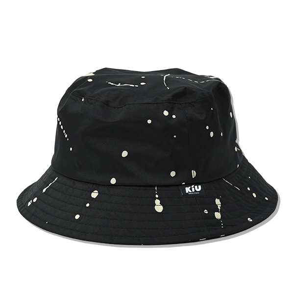 UV&RAIN BUCKET HAT スプラッシュブラック