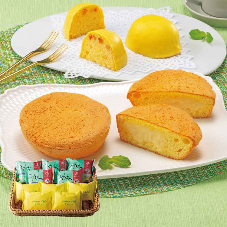 北海道銘菓ユカたんとレモンケーキのセット　