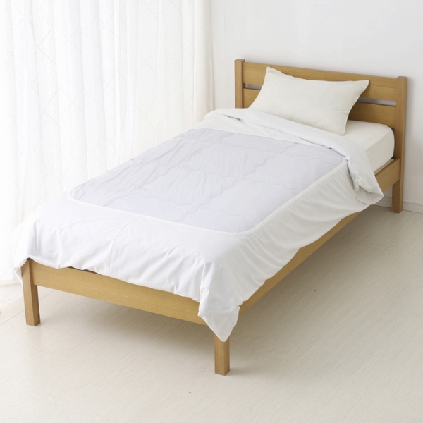 綿白肌掛ふとんカバー　ホワイト　140cm×190cm