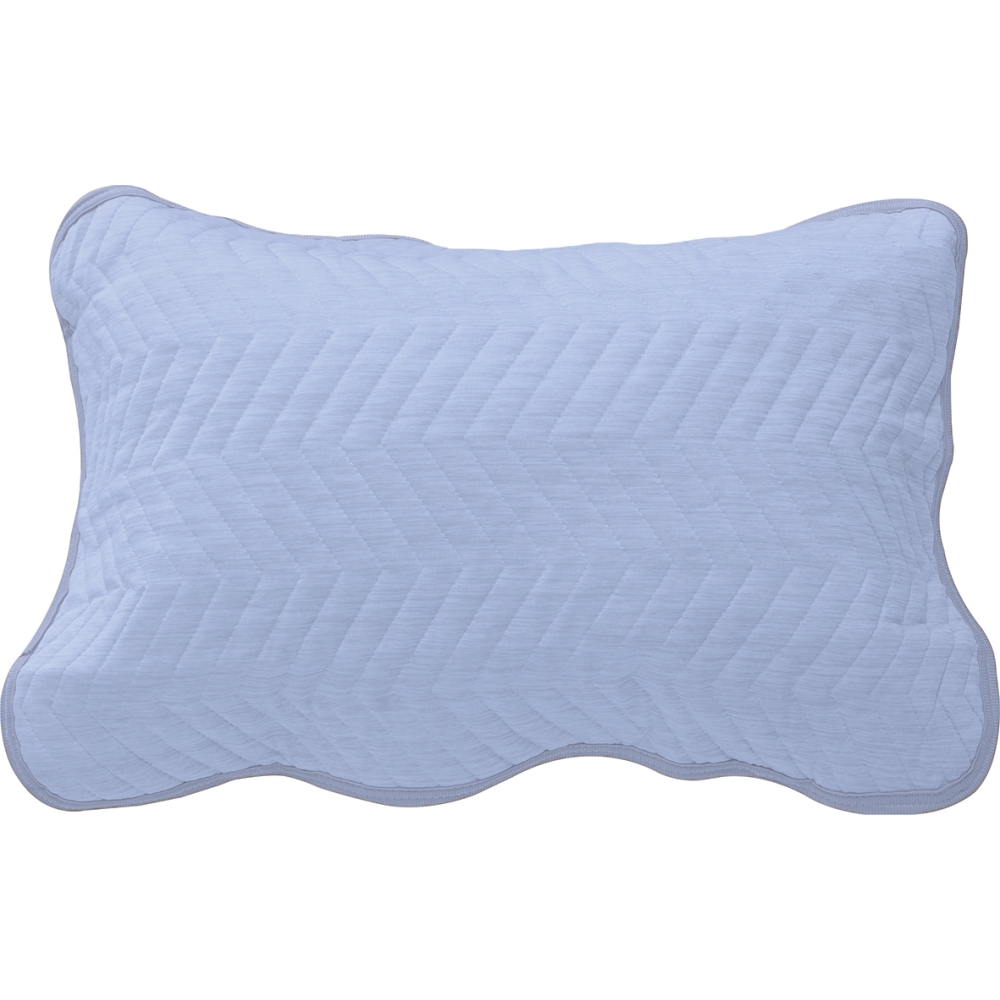 両面使えるコールド枕パッド　45×65cm ブルー
